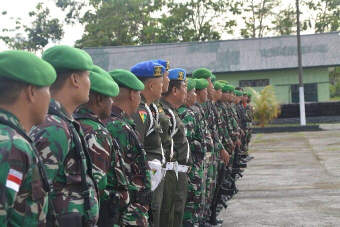 Membentuk Sikap Prajurit Yang Berdisiplin, Dandim 1710/Mimika Beri Pengarahan Kepada Segenap Prajurit Kodim Dan Bapras