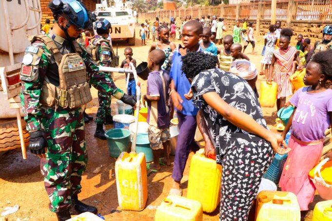 Upaya CIMIC Indonesia Tingkatkan Hubungan Sipil-Militer di Afrika Tengah