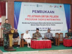 Korem 162/WB Gelar Pelatihan Pelatih Program Tadris Matematika