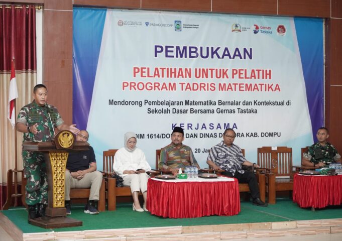 Korem 162/WB Gelar Pelatihan Pelatih Program Tadris Matematika