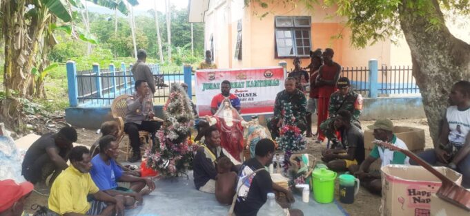 Babinsa Koramil 1710-01/Kokonao Gelar Kegiatan Jumat Curhat