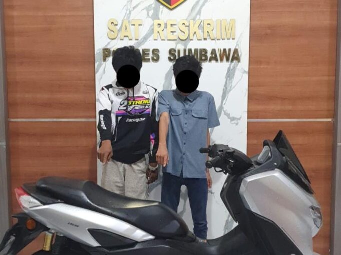 Dua Remaja Terduga Pelaku Curanmor Dibekuk Tim Puma Polres Sumbawa
