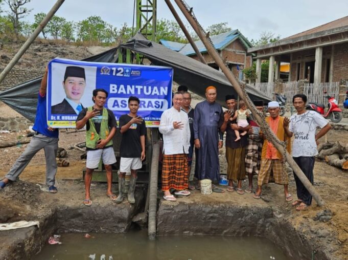HMS Berikan Bukti Bukan Janji, Bangun Sumur Bor di Beberapa Lokasi di Pulau Sumbawa