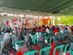 DPC PDI-Perjuangan Sapa Masyarakat Desa Buin Baru