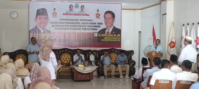 DPC Gerindra Sumbawa Komit Antar Supratman ke DPR-RI