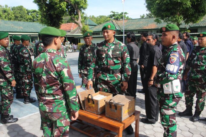 Kodim 1615/Lotim Gelar Pasukan Kesiapan Amankan Pemilu 2024