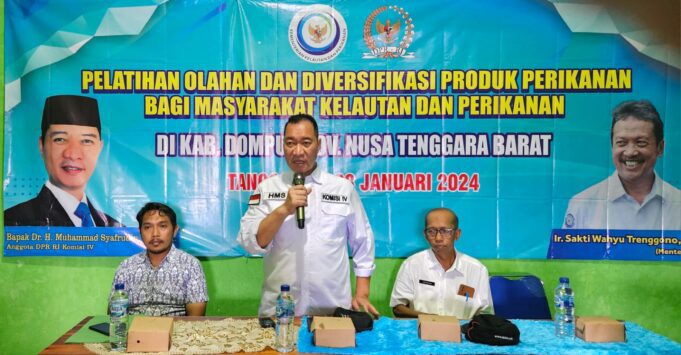 Cegah Stunting, HMS Gelar Pelatihan Olahan dan Diversifikasi Produk Perikanan di Kabupaten Dompu