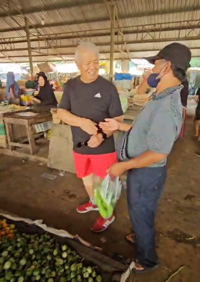 Rachmat Hidayat Sambang Pasar, Cek Harga Sembako Naik
