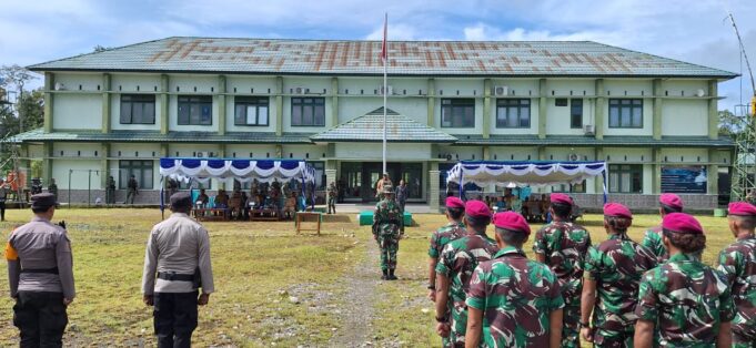 Kodim 1715/Yahukimo Gelar Upacara Pembukaan TMMD Reguler ke-119 TA 2024
