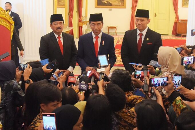 Dilantik Jadi Menteri, Ini Pesan Presiden Jokowi pada Hadi Tjahjanto dan AHY