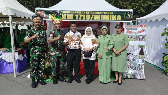 Kodim 1710/Mimika Pamerkan Produk Unggulan Pada Kegiatan Rapim Kodam XVII/Cenderawasih