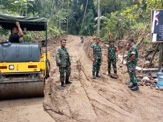 Sasaran Fisik TMMD Kodim 1623/Karangasem Secara Perlahan Mendekati Rampung