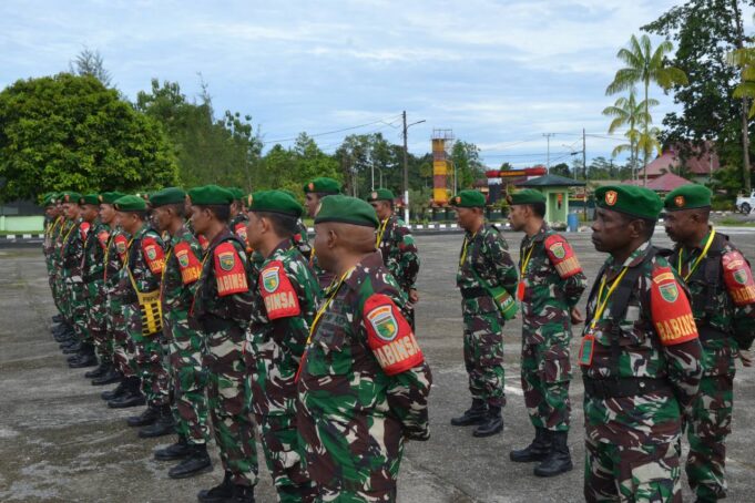 Tingkatkan Kemampuan Teritorial, Kodim 1710/Mimika Laksanakan Latnister