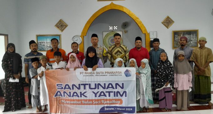 Menyambut Ramadan 1445 H, PT. Panca Duta Prakarsa Berbagi Kebahagian Bersama Anak Yatim Piatu