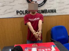 Sat Resnarkoba Polres Sumbawa Kembali Bekuk Seorang Pria Plus Ratusan Gram Sabu