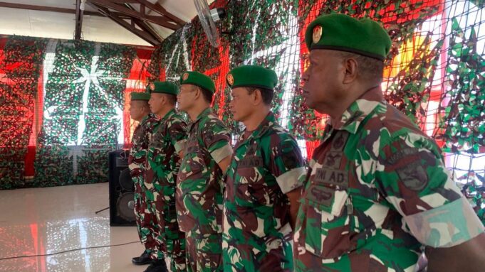 Kodim 1710/Mimika Gelar Apel Pemberangkatan Cuti Lebaran 1445 H