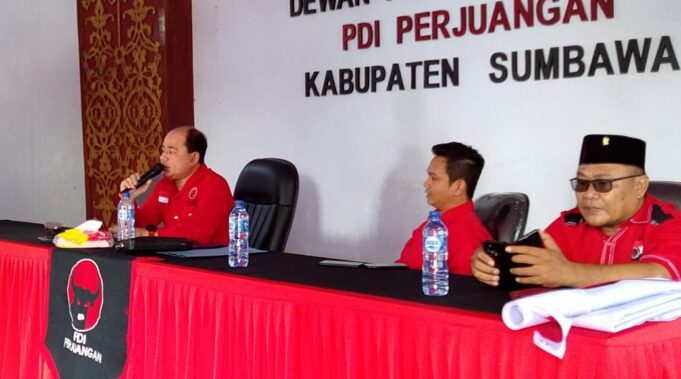 DPC PDI-P Sumbawa Buka Pendaftaran Offline Cakada dari 22 April Hingga 15 Mei, Ini Persyaratannya