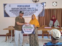 Pemdes Mantun Serahkan BLT DD Tahap Pertama