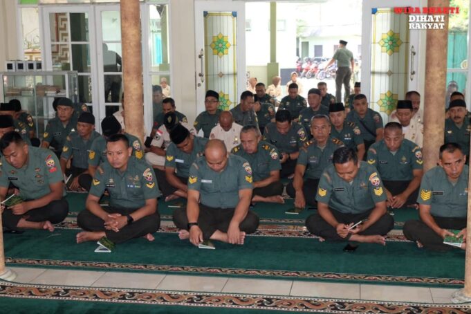 Korem 162/WB dan Jajaran Gelar Doa Bersama HUT Kodam IX/Udayana ke 67