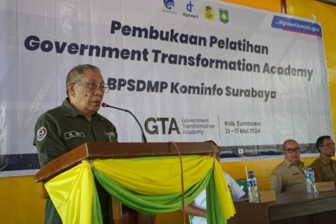 Dorong Transformasi Digital, Bupati Buka Pelatihan Government Transformation Academy
