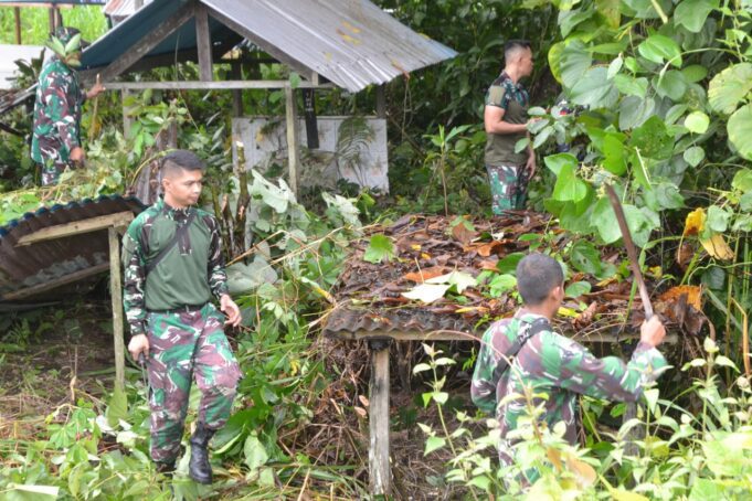Kodim 1710/Mimika Gelar Karya Bakti Dalam Rangka Memperingati HUT Ke-61 Kodam XVII/Cenderawasih