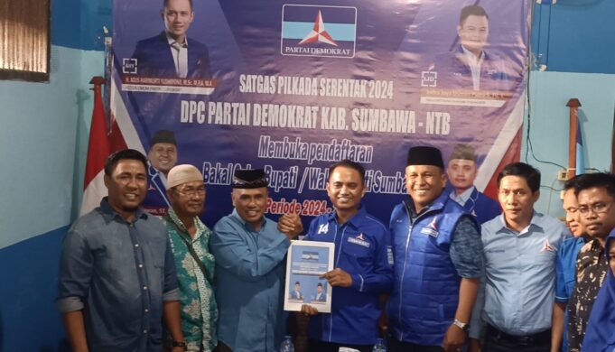 Bermotor ke DPC Demokrat, Ahmadul Kosasih: SK Disana Untuk Bakal Calon