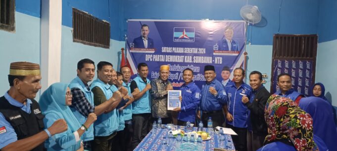 Tutup Penjaringan Demokrat, BJS Daftar Sebagai Balon Bupati Sumbawa