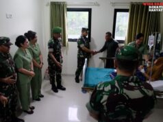 Kasdam IX/Udayana Kunjungi Rumah Sakit Sultan Abdul Kahir II Bima