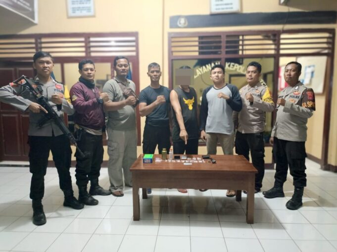 Polsek Lunyuk Ringkus Terduga Pelaku Penyalahguna Sabu
