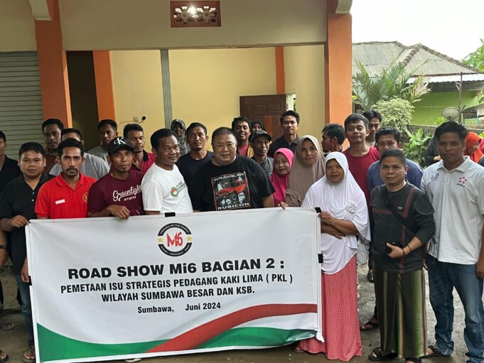 Roadshow Mi6 untuk Pilgub NTB 2024: Serap Aspirasi PKL di Bumi Pariri Lema Bariri