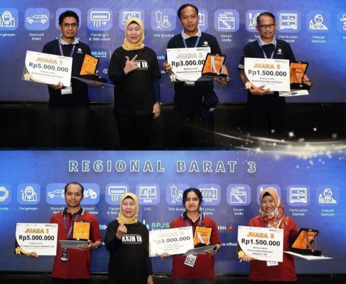 Dua Instruktur BLK Sumbawa Juara KKIN IX Regional Wilayah Barat 3, Satu Tembus Nasional