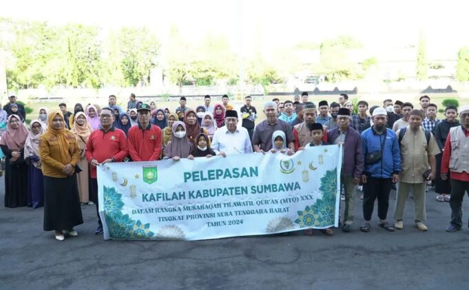 Bupati Lepas Kafilah MTQ XXX Tingkat Provinsi NTB