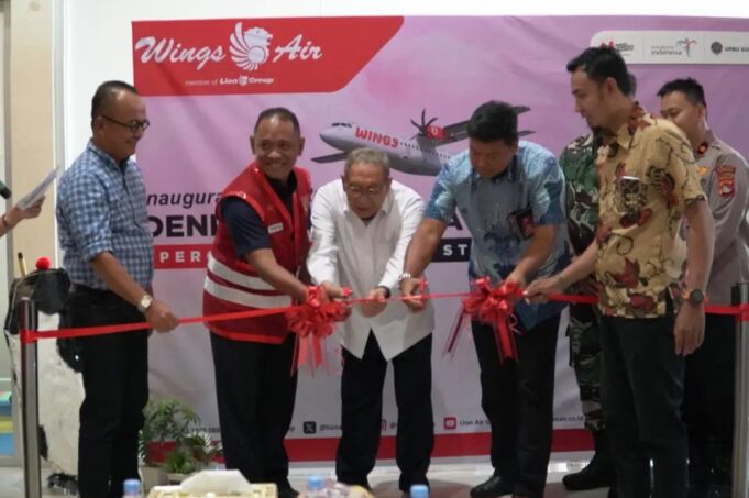Bupati Launching Penerbangan Wings Air Sumbawa-Denpasar