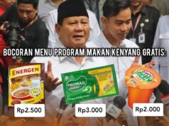 Anggaran Makan Siang Gratis Bakal Rp.7500, Netizen: Rakyat Makan Hati, Selamat Kalian Dibohongi