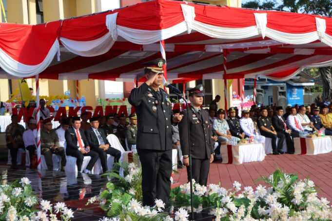 Penuh Hikmad, Polres Sumbawa Gelar Upacara Hari Bhayangkara Ke-78