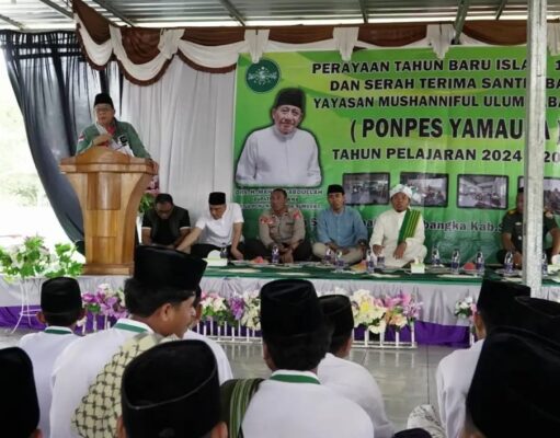 Bupati Hadiri Serah-Terima Santri Baru Ponpes Yamaula
