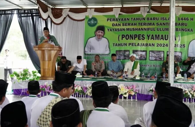 Bupati Hadiri Serah-Terima Santri Baru Ponpes Yamaula