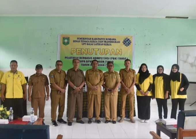 Pelatihan BLK Sumbawa Ditutup