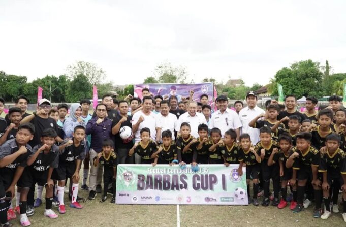 Bupati Buka Turnamen Sepak Bola U-15 Barbas Cup I 2024