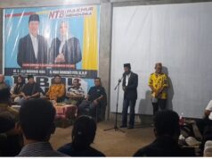 H. Lalu Muhamad Iqbal Hadir Meresmikan Posko Pemenangan Calon Gubernur dan wakil Gubernur NTB periode 2024_2029