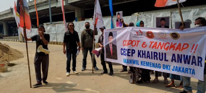 Eksponen Aktivis Demo Geruduk Kanwil Kemenag DKI Jakarta