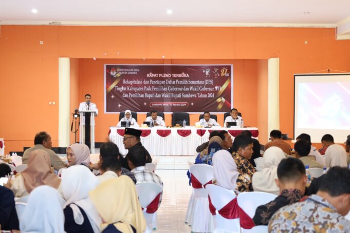 KPU Sumbawa Tetapkan DPS Pilkada Sebanyak 374.864 Pemilih