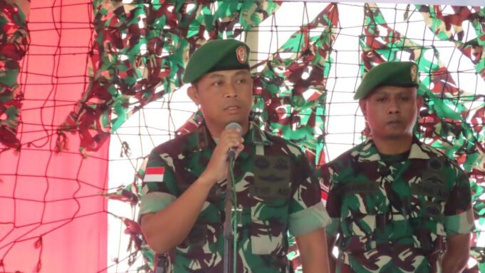 Dandim 1710/Mimika Pimpin Serah Terima Jabatan Danramil dan Perwira Staf