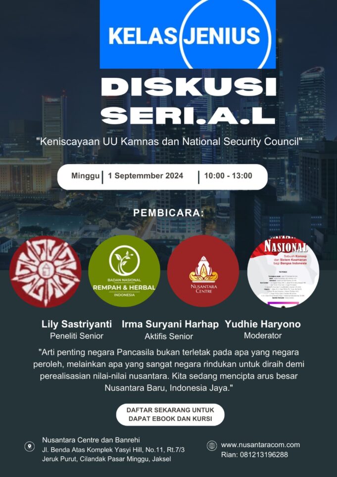 Diskusi Terbatas “Keniscayaan UU Kamnas dan National Security Council.”
