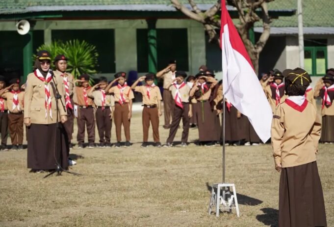 Wabup Sumbawa Pimpin Upacara Peringatan Hari Pramuka ke-63