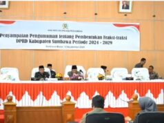 DPRD Sumbawa Gelar Paripurna Pembentukan Fraksi