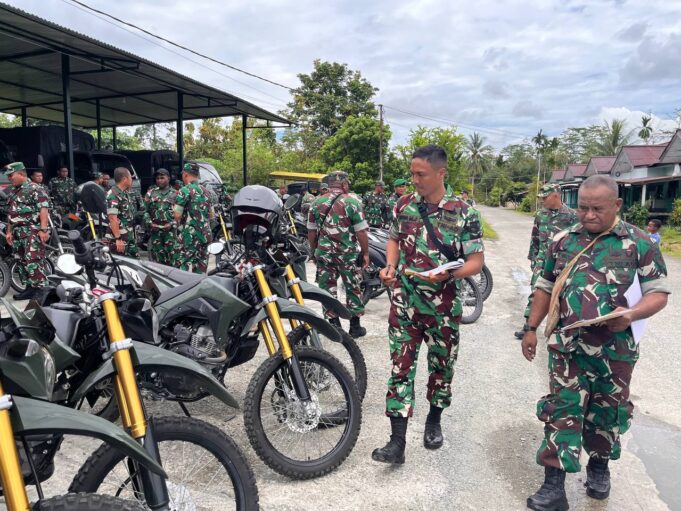 Jelang Purna Tugas Dandim, Kodim 1710/Mimika Terima Tim Verifikasi Dari Korem