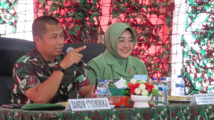 Pesan Dandim Mimika Saat Berikan Jam Komandan Terakhir Kepada Seluruh Personel Kodim 1710/Mimika