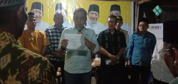 Kukuhkan Tim Pemenangan Kecamatan Plampang, BJS Ajak Bergerak Massif Raih Kemenangan