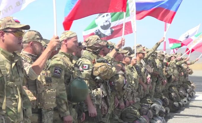 Cehcnya Kirim Pasukan ke Zona Militer